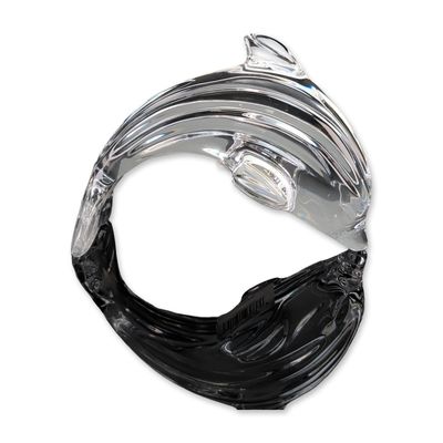 Waterford Crystal Leaping Dolphin Figurine