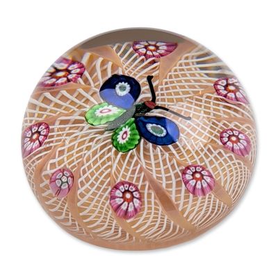 Paul Ysart Scottish Butterfly Paperweight