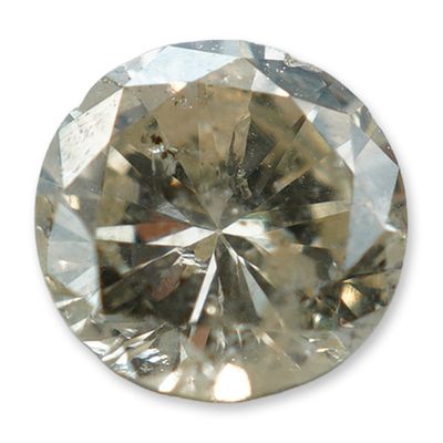 Round Brilliant Cut Champagne Diamond
