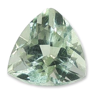 Mint Green Trillion Cut Loose Aquamarine