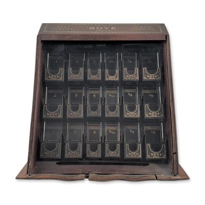 Boye Needle Company Style 1 Wood Display Cabinet