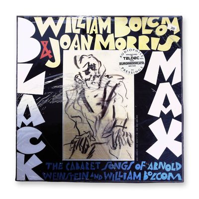 William Bolcom & Joan Morris Black Max The Cabaret Songs Audiophile Picture Disc LP 1985
