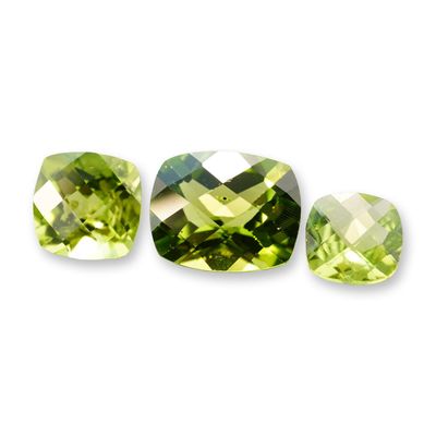 3pc Peridot Gemstones