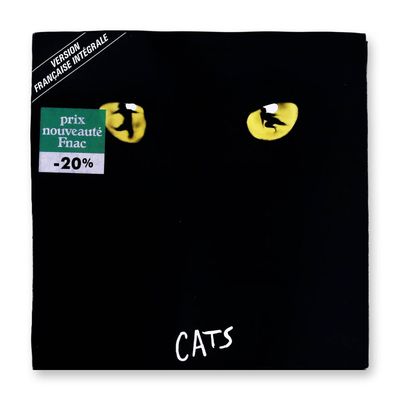 Andrew Lloyd Webber Cats Version Francaise Integrale Original French Cast Recording Double Vinyl LP