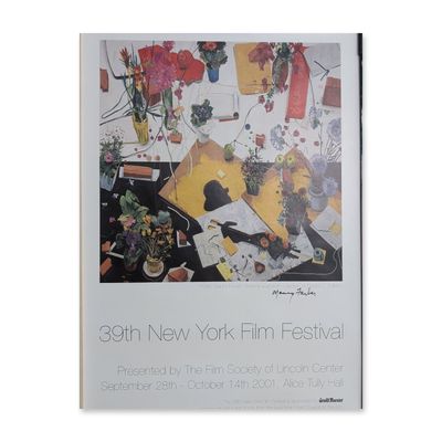 Signed Manny Farber (American, 1917-2008), 39th New York Film Festival Poster