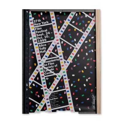 Ivan Chermayeff (American, 1932-2017) Poster, 37th New York Film Festival, Signed