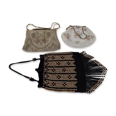 Trio of Vintage Beaded Evening Bags
