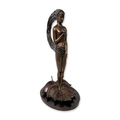 Erte (Russian/French, 1892-1990) Art Deco Bronze Sculpture, Autumn, Signed & Numbered