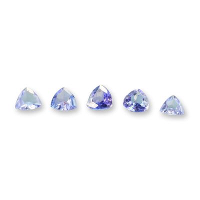 5pc Violet Blue Tanzanite Stones