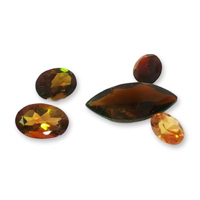 5pc Yellow Tanzanite Stones