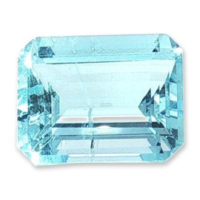 Emerald Cut Loose Aquamarine Gemstone
