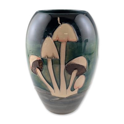 Moorcroft Fairy Rings Pattern Pottery Vase