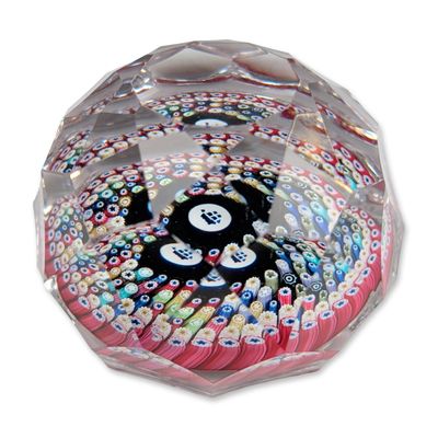 Whitefriars London 1970 Mayflower Commemorative Millefiori Paperweight
