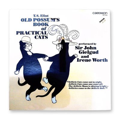 T.S. Eliot Old Possum's Book of Practical Cats LP performed by Sir John Gielgud and Irene Worth