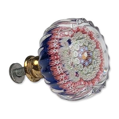 Perthshire Scotland Millefiori Art Glass Cabinet Knob