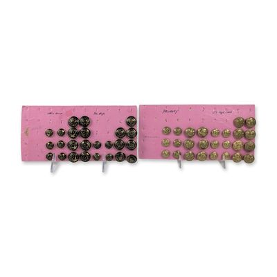 Japanese Showa Era Brass School Uniform Buttons
