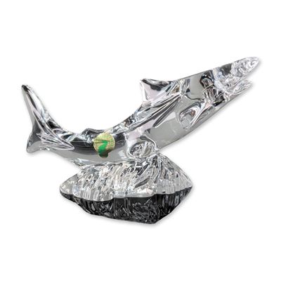Waterford Crystal Irish Lead Crystal Shark Figurine