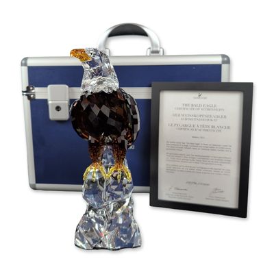 Swarovski Limited Edition 2011 Crystal Bald Eagle Figurine