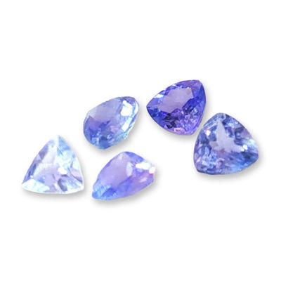 5pc Violet Blue Tanzanite Stones