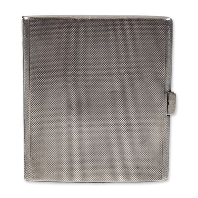 Art Deco English Sterling Silver Cigarette Case