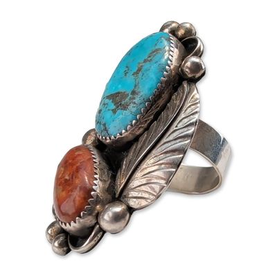 Southwestern Sterling Silver Turquoise Ring