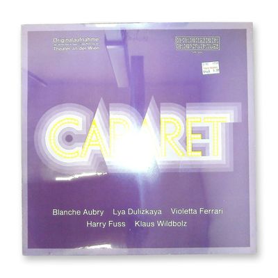 Cabaret Original German Language Cast Recording Theater an der Wien Vinyl LP Preiser Records SPR