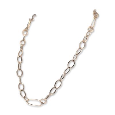 Lagos Sterling Silver Caviar Link Necklace