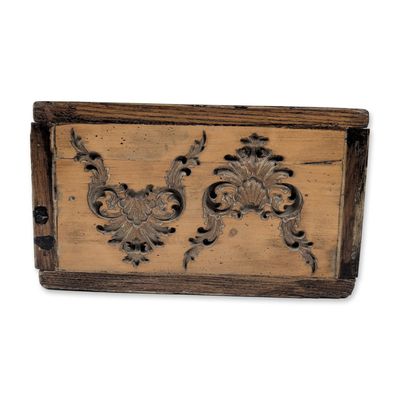 Antique Rococo Carved Wood Architectural Mold