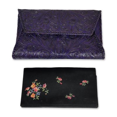 2 Alexis David and Parisian Hand Made Clutch Bags