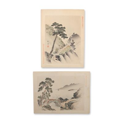 2pc Japanese Woodblock Prints