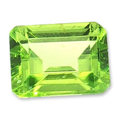 Emerald Cut Loose Peridot 3.56 Carats