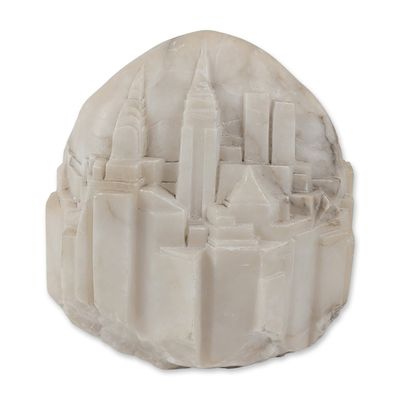 T. J. Martin NYC Marble Skyline Sculpture