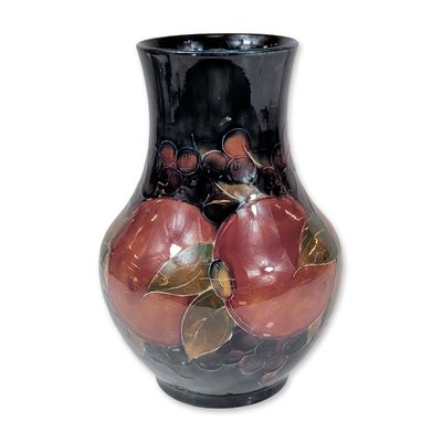 William Moorcroft Pomegranate Pottery Vase