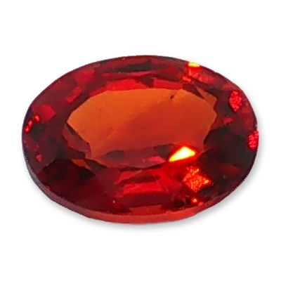 Oval Cut Hessonite Garnet