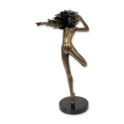 Bob Bennett (American, 20th Century), Artist Proof Bronze Sculpture, Raindancer, Signed