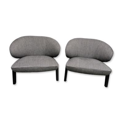 Pair of ScanDesign Italian Contemporary Lounge Chairs