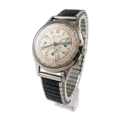 Gallet MultiChron 12 Stainless Steel Chronograph
