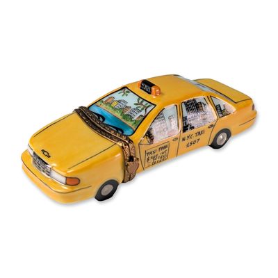Carenton Porcelaine Limoges New York Taxi Box