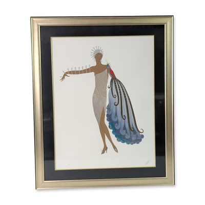 Erte (Romain de Tirtoff) (Russian/French, 1892-1990), Embossed Serigraph on Paper, Signed & Numbered