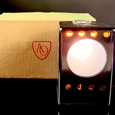 Sale Photo Thumbnail #186: American Optical Company Model 385-A Microscope Substage Lamp with Original Box
