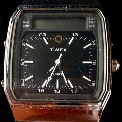 Sale Photo Thumbnail #168: Vintage Timex V Cell Ana-Digi Quartz Watch Head Reference 09