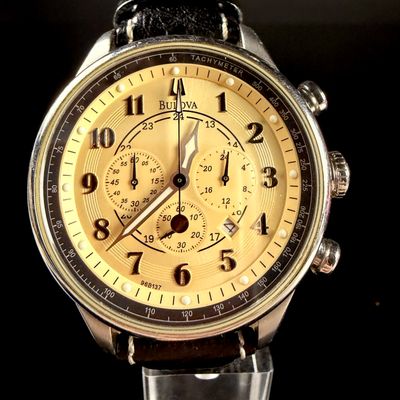 Sale Photo Thumbnail #98: Bulova Adventurer Men's Chronograph Stainless Steel Watch 96B137