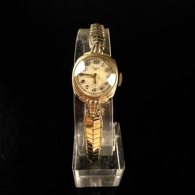 Sale Photo Thumbnail #104: Ribaux 17 Jewel Ladies Manual Wind Wristwatch in 10K Gold Filled Wadsworth Case
