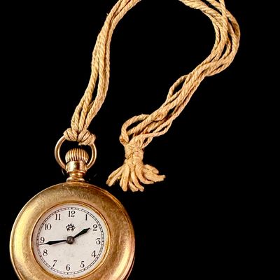 Sale Photo Thumbnail #129: American Waltham Watch Co. Model 1891 0 Size Gold Filled Pendant Watch c. 1893