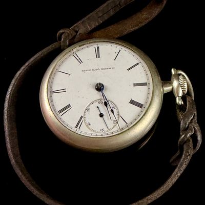 Sale Photo Thumbnail #79: Elgin National Watch Company 18-Size Open Face Pocket Watch Grade 7 Model 1 1881