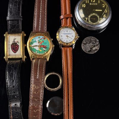 Sale Photo Thumbnail #42: An Assortment of Vintage Character Promotional and Mechanical Watches