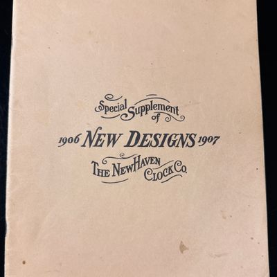 Sale Photo Thumbnail #26: The New Haven Clock Company Special Supplement of 1906-1907 New Designs Trade Catalog