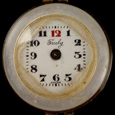 Sale Photo Thumbnail #11: Truly Swiss Manual Wind Mother-of-Pearl Pendant Watch