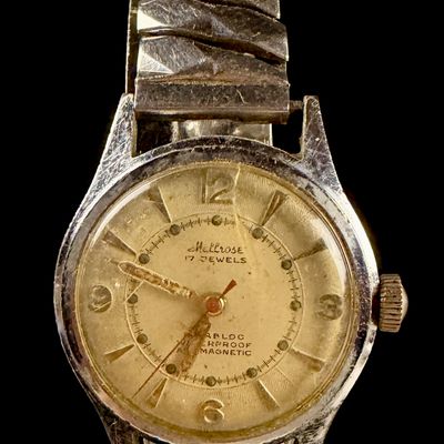 Sale Photo Thumbnail #22: Mellrose 17 Jewel Swiss Manual Wind Men's Wristwatch