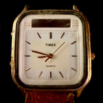 Sale Photo Thumbnail #158: Timex Analog-Digital Quartz Wristwatch Reference 392 K Cell